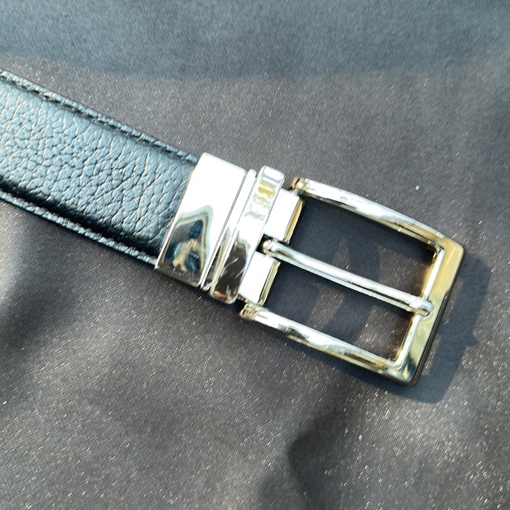 Men’s reversible leather belt brown and black